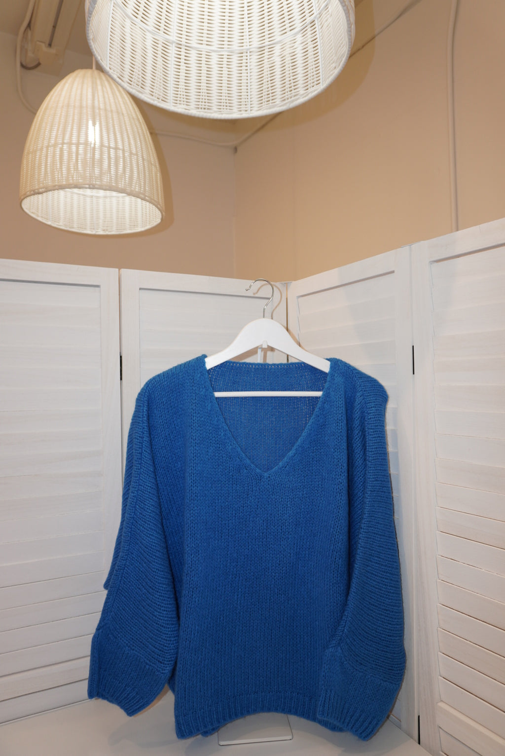 Italian Mohair V-Neck Sweater