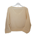 Italian Mohair V-Neck Sweater