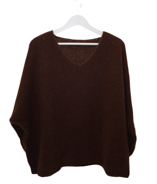Italian Mohair V-Neck Sweater