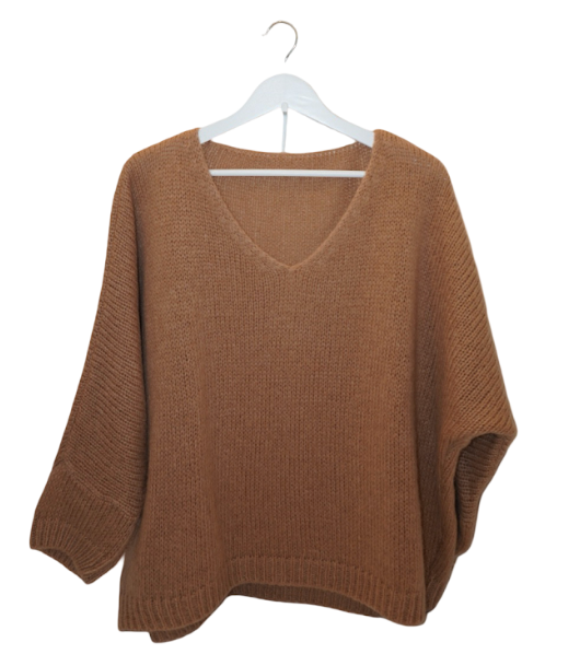 Italian Mohair V-Neck Sweater