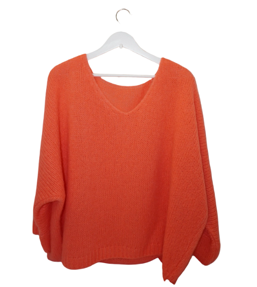 Italian Mohair V-Neck Sweater