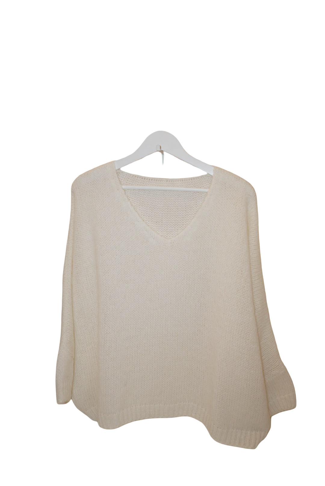 Italian Mohair V-Neck Sweater
